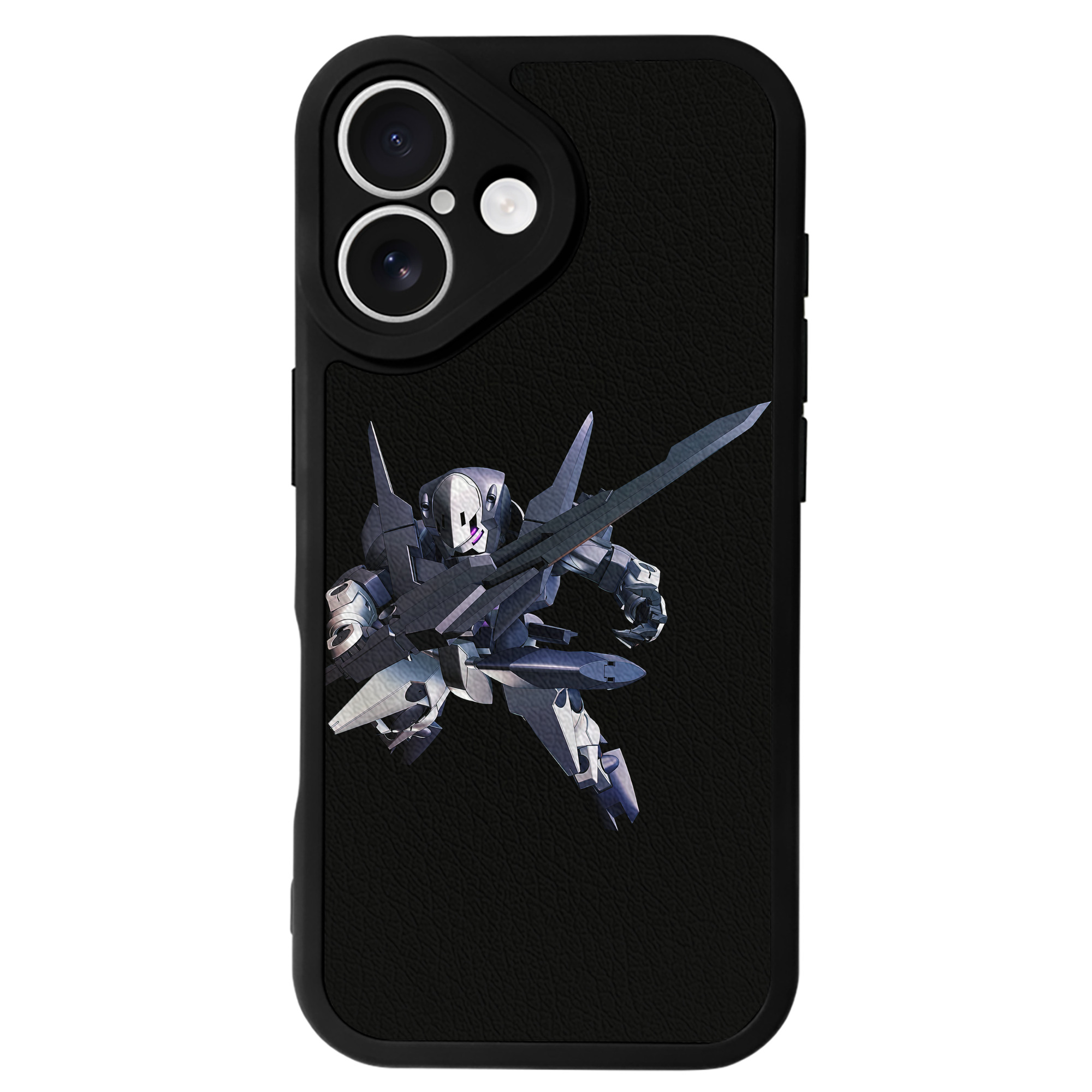 （画像用） 機動戦士ガンダム Mobile Suit Gundam 【iPhone 16シリーズ対応】シリコンスマホケース（レザー調） 材質：シリコン
